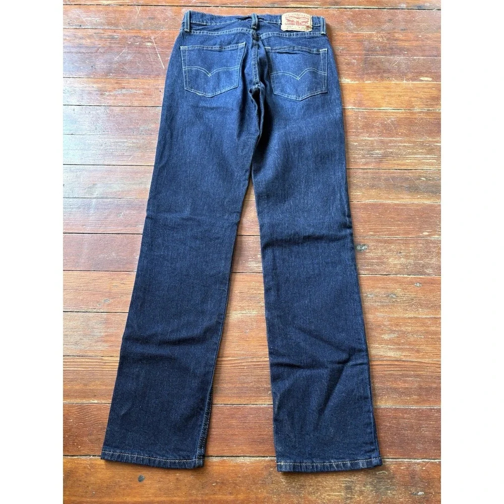 Levi's 511 Jeans Mens 30x32 Blue Slim Fit Dark Wash Denim